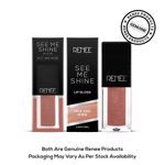 Buy RENEE See Me Shine Lip Gloss Nice And Nude, 2.5 ml - Purplle
