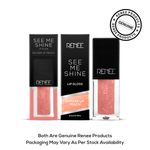 Buy RENEE See Me Shine Lip Gloss Pucker Up Peach, 2.5 ml - Purplle