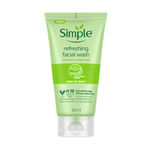 Buy Simple Kind to Skin Refreshing Facial Wash | For all skin types | No Soap, No Added Perfume, No Harsh Chemicals, No Artificial Color, No Alcohol and No Parabens (150 ml) - Purplle