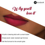 Buy SUGAR Cosmetics - Lipping On The Edge - Matte Lip Liner - 05 Brazen Raisin (Burgundy) - 1.2 Gms - Smear-Proof, Water Resistant Lip Liner - Lasts Up To 10 Hrs - Purplle