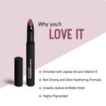 Buy SUGAR Cosmetics Matte Attack Lipstick for Women | Transferproof & Smudgeproof | Lasts upto 12hrs | Enriched With Jojoba Oil | 2 gm - Blush Eyed Peas - Purplle
