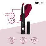 Buy SUGAR Cosmetics Matte Attack Lipstick for Women | Transferproof & Smudgeproof | Lasts upto 12hrs | Enriched With Jojoba Oil | 2 gm - 17 Grateful Red - Purplle