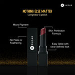 Buy SUGAR Cosmetics Nothing Else Matter Longwear Lipstick for Women | Lasts Up To 8+ Hours| Enriched with Vitamin E | 100% Vegan | 3.2 gm - 12 Teak Over - Purplle