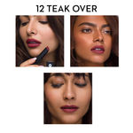 Buy SUGAR Cosmetics Nothing Else Matter Longwear Lipstick for Women | Lasts Up To 8+ Hours| Enriched with Vitamin E | 100% Vegan | 3.2 gm - 12 Teak Over - Purplle