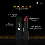 Buy SUGAR Cosmetics Nothing Else Matter Longwear Lipstick for Women | Lasts Up To 8+ Hours| Enriched with Vitamin E | 100% Vegan | 3.2 gm - 18 Scarlet Letter - Purplle