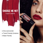 Buy SUGAR Cosmetics Smudge Me Not Mini Matte Liquid Lipstick | Lasts Upto 12 hrs | Transferproof & Waterproof | 4.5ml - 01 Brazen Raisin - Purplle
