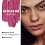 Buy SUGAR Cosmetics Smudge Me Not Mini Matte Liquid Lipsticks for Women | Transferproof & Waterproof | Long Lasting Lipstick - Upto 12hrs | 1.1 ml - 09 Suave Mauve - Purplle