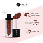 Buy SUGAR Cosmetics - Smudge Me Not - Liquid Lipstick - 12 Don Fawn (Yellow Brown) - 4.5 ml - Ultra Matte Liquid Lipstick, Transferproof and Waterproof, Lasts Up to 12 hours - Purplle
