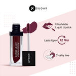 Buy SUGAR Cosmetics Smudge Me Not Liquid Lipsticks for Women | Transferproof & Waterproof | Lasts 12+ Hours | Matte Lipstick | 4.5ml - 17 Fiery Berry (Marsala) - Purplle