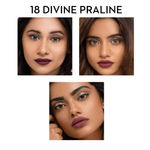 Buy SUGAR Cosmetics - Smudge Me Not - Liquid Lipstick - 18 Divine Praline (Dusty Burgundy) - 4.5 ml - Ultra Matte Liquid Lipstick, Transferproof and Waterproof, Lasts Up to 12 hours - Purplle