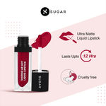 Buy SUGAR Cosmetics Smudge Me Not Liquid Lipsticks for Women | Transferproof & Waterproof | Lasts 12+ Hours | Matte Lipstick | 4.5ml - 43 Hot Shot (Hot Pink/Dark Fuchsia Pink) - Purplle