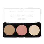 Buy Swiss Beauty Cheek-A-Boo 3 In One Blusher|Contour|Highlighter 01 - 8 gm - Purplle