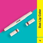 Buy Swiss Beauty CRAZE Duo Lipstick | Non-transfer Lip Colour | 2-in-1 Lip Colour with Satin Matte Finish | 2 Shades in 1 Lipstick | Long-lasting lipstick 02 Ultimate Nude - 2 gm - Purplle