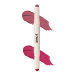 Buy Swiss Beauty CRAZE Duo Lipstick | Non-transfer Lip Colour | 2-in-1 Lip Colour with Satin Matte Finish | 2 Shades in 1 Lipstick | Long-lasting lipstick 04 Terrafic Pink - 2 gm - Purplle