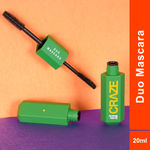 Buy Swiss Beauty Craze Duo Mascara | Volumizes and Lengthens Lashes | Black | ,20 ml - Purplle
