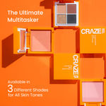 Buy Swiss Beauty Craze Eyeshadow and Blusher Palette with highly pigmented and blendable Colors | Shade -2, Rose Party | - Purplle