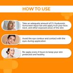 Buy The Derma Co.1% Hyaluronic Sunscreen Aqua Gel with SPF 50 PA++++ For Broad Spectrum, UV A, UV B & Blue Light Protection - 50g - Purplle