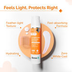 Buy The Derma Co.1% Hyaluronic Sunscreen Aqua Gel with SPF 50 PA++++ For Broad Spectrum, UV A, UV B & Blue Light Protection - 50 gm - Purplle