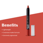 Buy Glam 21 Lip Seduction Non- Transfer Crayon Lipstick| Lightweight & Longlasting|Creamy Matte Formula - 3.6gm| Staycation | 25 - Purplle