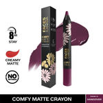 Buy FACES CANADA Comfy Matte Crayon I Creamy Matte I Chamomile & Shea Butter I Alcohol-free I Hangover 12 2.8 gm - Purplle