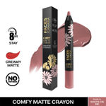 Buy FACES CANADA Comfy Matte Crayon I Creamy Matte I Chamomile & Shea Butter I Alcohol-free I Shots on me 14 2.8 gm - Purplle