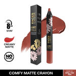 Buy FACES CANADA Comfy Matte Crayon I Creamy Matte I Chamomile & Shea Butter I Alcohol-free I Spill the tea 05 2.8 gm - Purplle