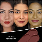 Buy FACES CANADA Comfy Matte Creme Lipstick - Not A Quitter, 4.2 gm | Long Stay | Creamy Matte Finish | Intense Color | Hydrating & Nourishing | Smooth Application - Purplle