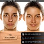 Buy FACES CANADA All Day Hydra Matte Foundation | 3-in-1 Foundation + Moisturizer + SPF30 | 10HR Long Wear | Buildable Coverage | Golden Beige, 25 ml - Purplle