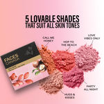 Buy FACES CANADA Berry Blush - Love Vibes Only 03, 4 gm | Lightweight Long Lasting Matte Finish | Silky Smooth Texture | Melts Effortlessly & Buildable | Shea Butter | Vitamin A & C - Purplle
