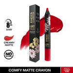 Buy FACES CANADA Comfy Matte Crayon I Creamy Matte I Chamomile & Shea Butter I Alcohol-free I Candy-yum 01 2.8 gm - Purplle