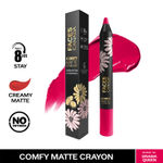 Buy FACES CANADA Comfy Matte Crayon I Creamy Matte I Chamomile & Shea Butter I Alcohol-free I Dramaqueen 04 2.8 gm - Purplle