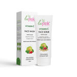 Buy La Pink Vitamin C Face Scrub with White Haldi & Gotu Kola, Gentle Exfoliation, Skin Brightening, 100% Microplastic Free Formula 100 ml - Purplle