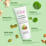 Buy La Pink Vitamin C Face Scrub with White Haldi & Gotu Kola, Gentle Exfoliation, Skin Brightening, 100% Microplastic Free Formula 100 ml - Purplle