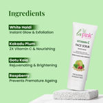 Buy La Pink Vitamin C Face Scrub with White Haldi & Gotu Kola, Gentle Exfoliation, Skin Brightening, 100% Microplastic Free Formula 100 ml - Purplle