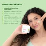 Buy La Pink Vitamin C Face Mask with White Haldi & Kakakdu Plum, For Glowing Bright Skin, 100% Microplastic Free Formula 100gm - Purplle