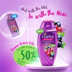 Buy Fiama Shower Gel Blackcurrant & Bearberry Body Wash With Skin Conditioners For Radiant Glow, 250ml Bottle - Purplle