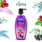 Buy Fiama Shower Gel, Family pack, Blackcurrant & Bearberry Body Wash with Skin Conditioners for Radiant Glow, 900 ml bottle - Purplle
