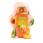 Buy Fiama Shower Gel Peach & Avocado, Body Wash with Skin Conditioners for Soft Moisturised Skin, 250 ml bottle - Purplle