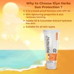 Buy Riyo Herbs Sunscreen SPF 50, With Aloe Vera for Sun Protection Cream - 50 gm - Purplle