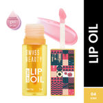 Buy Swiss Beauty Dip Tint Colour Changing PH Lip Oil | With Vitamin E for Long-Lasting Nourishment and Hydration| Soft and Natural Pink Lips 4-Kiwi (3 ml) - Purplle