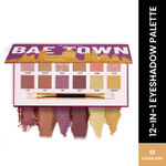 Buy Swiss Beauty Bae Town Eyeshadow Palette with 12 highly pigmented shades | Mix of Mattes , Metallics and Shimmers | Comes with Eye Brush| 01 Lover girl (14 gm) - Purplle