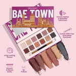 Buy Swiss Beauty Bae Town Eyeshadow Palette with 12 highly pigmented shades | Mix of Mattes , Metallics and Shimmers | Comes with Eye Brush| 01 Lover girl (14 gm) - Purplle