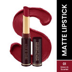 Buy Swiss Beauty Non Transfer Lipstick 01 Siren in Scarlet (2 gm) - Purplle