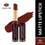 Buy Swiss Beauty Non Transfer Lipstick 03 Athena (2 gm) - Purplle