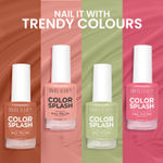 Buy Swiss Beauty Trendy Nudes Color Splash Nail Paint Set of 4 | Highly pigmented , Quick drying and Chip resistant Nail paint | 11 ml each - Purplle