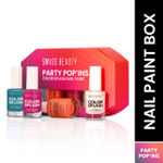 Buy Swiss Beauty Party Pop’ins Color Splash Nail Paint Set of 4 | Highly pigmented , Quick drying and Chip resistant Nail paint | 11 ml each - Purplle