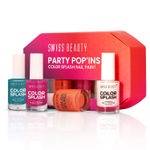 Buy Swiss Beauty Party Pop’ins Color Splash Nail Paint Set of 4 | Highly pigmented , Quick drying and Chip resistant Nail paint | 11 ml each - Purplle