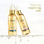 Buy Dove Radiant shine + UV protect Hair serum, 100 ml - Purplle