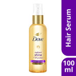 Buy Dove Radiant shine + UV protect Hair serum, 100 ml - Purplle