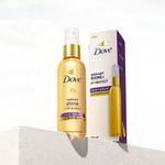 Buy Dove Radiant shine + UV protect Hair serum, 100 ml - Purplle